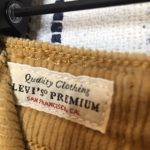 Vintage White Tag Levis Premium Corduroy Ribcage Boot Jeans - Picture 5 of 16